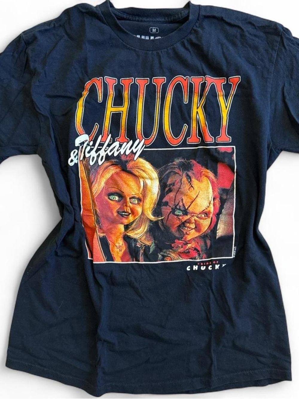 Chucky & Tiffany Graphic T-Shirt – Black